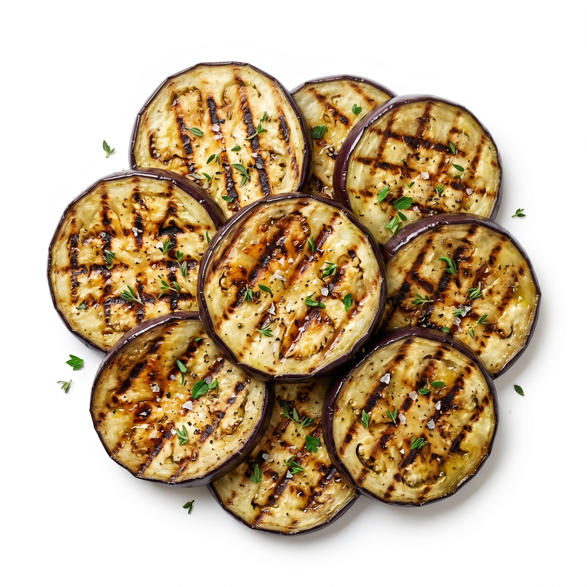 Aubergines grillées